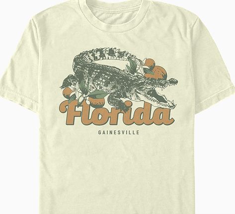 https://www.pacsun.com/fifth-sun/gainesville-gator-florida-t-shirt-3706454.html?store=&country=US&currency=USD&OriginId=GOG&XCIDP=P:G_Shopping_PMAX_M_Tops+%3E+Graphic+Tees&gclid=Cj0KCQiAo-yfBhD_ARIsANr56g4wyl-XMDQU2K52kJBJhA-Fq6bcbf4SBB6vc8gBaOaNvEfTRxlibuwaAnmyEALw_wcB&gclsrc=aw.ds Florida Shirts, Florida Tshirt, Us Currency, Florida Shirt, Graphics Inspiration, Lizards, Dream Clothes, Graphic Shirts, Pacsun