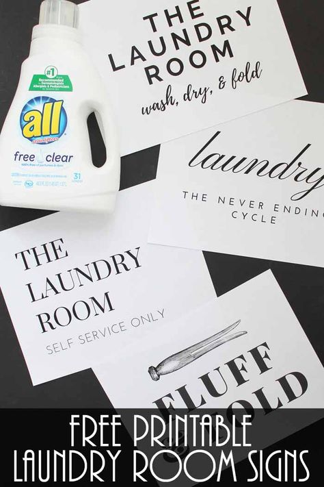 Laundry Room Printables, Laundry Symbols, Laundry Room Wall Decor, Sign Fonts, Farmhouse Laundry, Farmhouse Laundry Room, Country Chic Cottage, Laundry Room Inspiration, Laundry Room Signs