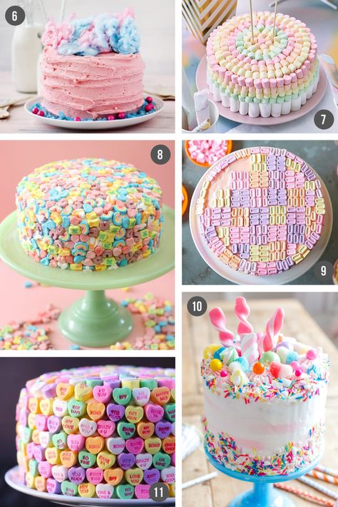 Easy Birthday Cake Ideas for Kids | These simple cake decorating ideas are great for beginners and include cakes for boys and girls. We show you everything from how to decorate a cake with candy and cookies, to how to make a fun construction cake, one with rainbows or craft a cute DIY cake topper. You're sure to find a birthday cake that's easy to make and that your child will love. Easy Birthday Cake Ideas, Birthday Cake Ideas For Kids, Easy Birthday Cake, Easy Birthday, Cake Decorating Ideas, Birthday Cake Ideas, Birthday Cakes, Cake Ideas, Decorating Ideas