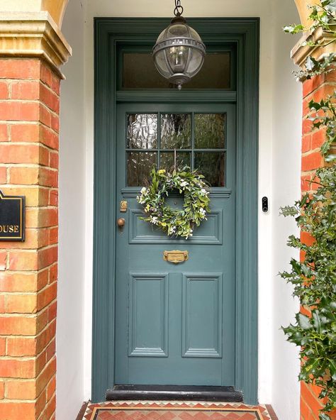 Front door with windows