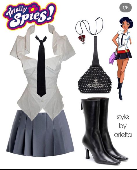 Totally Spies Outfits, Halloween Costumes Horror, Halloween Costumes Trendy, Spies Outfits, Movie Star Dress, Spy Outfit, Horror Halloween Costumes, Classy Halloween Costumes, Classy Halloween