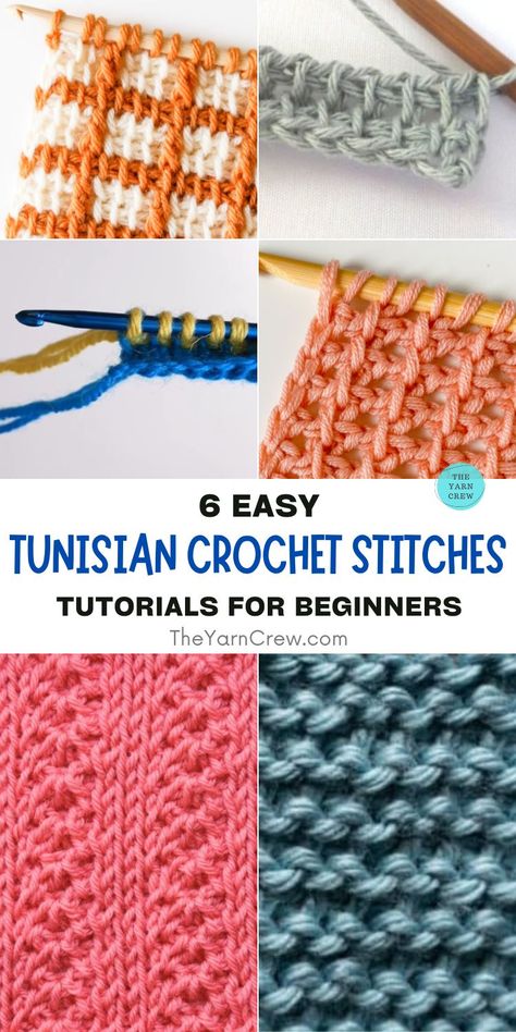 Crochet Block Stitch, Crochet Washcloth Free Pattern, Crochet Washcloth Free, Easy Tunisian Crochet, Tunisian Crochet Blanket, 100 Crochet Stitches, Tunisian Crochet Pattern, Tunisian Crochet Patterns, Tunisian Crochet Stitches