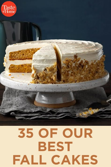 Cakes To Bake, Autumn Baking, Awesome Desserts, Beauty Hacks That Actually Work, Simple Thanksgiving, Gf Baking, Beauty Tips And Tricks, Fall Foods, Sheet Cakes