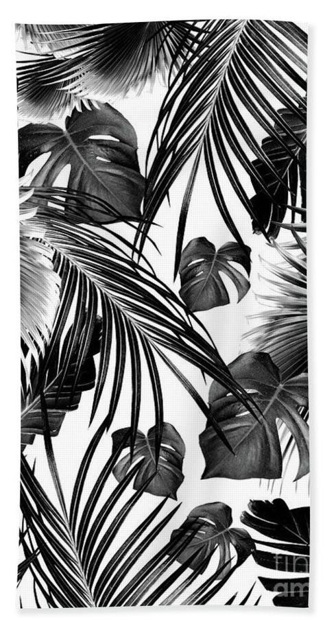 Jungle Background Tattoo, Jungle Leaves Tattoo, Jungle Tattoo, Tropical Tattoo, Leaves Sketch, Black And White Photo Wall, Jungle Leaves, Vine Tattoos, Floral Tattoo Sleeve