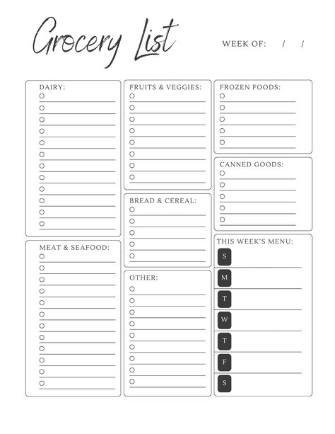 Aesthetic Grocery List Template, Groceries List Template, Digital Grocery List Template, Shopping List Template Aesthetic, Grocery List Aesthetic, Grocery Tracker, Ipad Schedule, Meal Prep Grocery List, Vision Wall