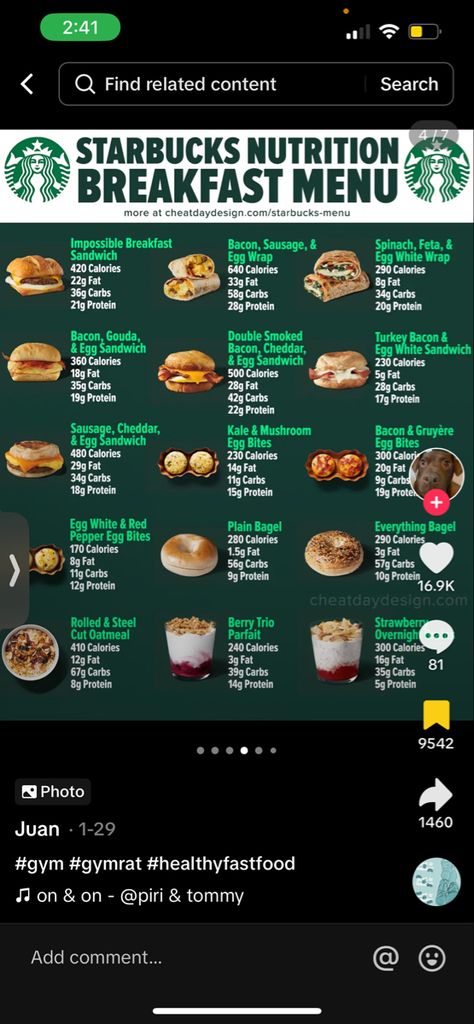 Starbucks Breakfast Sandwich, Starbucks Sandwiches, Work Food Ideas, Starbucks Protein, Egg Whites Wrap, Star Bucks, Egg Wrap, Starbucks Menu, Work Food