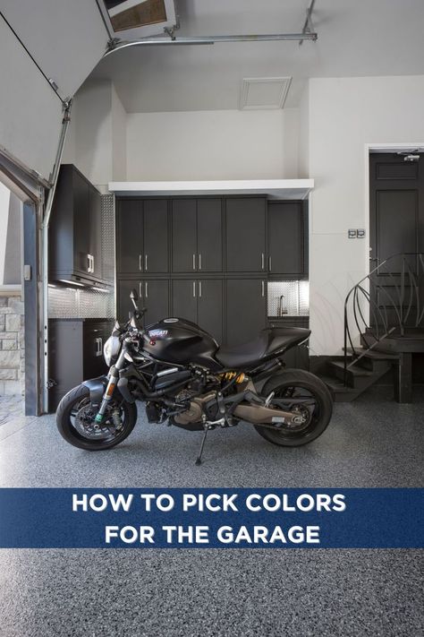 Garage Interior Paint, Garage Color Ideas, Garage Colors, Painted Garage Walls, Garage Paint Colors, Garage Wall Cabinets, Garage Workbench Plans, Garage Paint, Garage To Living Space