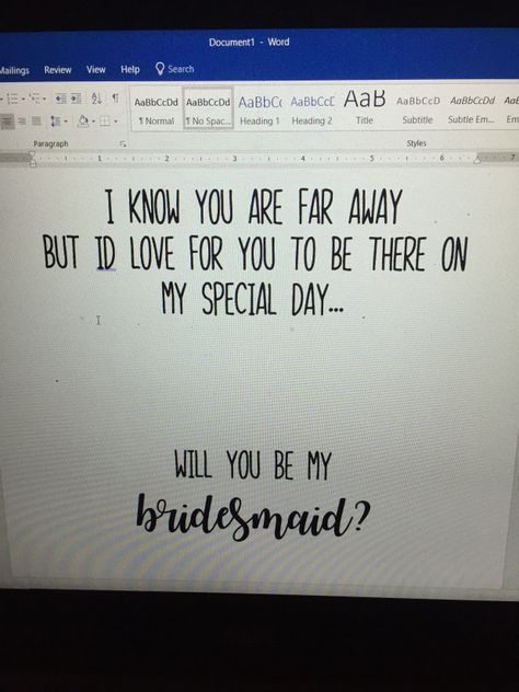 Bridesmaid proposal. Long distance. Care package. Card. Far away. Special day. Wedding gift #howtogethimtopropose Bridesmaid Proposal Sayings Funny, Bridesmaid Proposal Long Distance, Long Distance Bridesmaid Proposal, Long Distance Care Package, Groomsman Boxes, Marvel Luke Cage, Bridemaid Proposal, Converse Wedding, Bridal Proposal