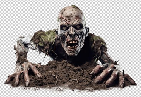 Zombie coming out on soil isolated on tr... | Premium Psd #Freepik #psd #zombie-background #haunted #zombie #creepy Zombie Background, Zombie, Soil, Graphic Resources, Transparent Background, Quick Saves, Design, Zombies