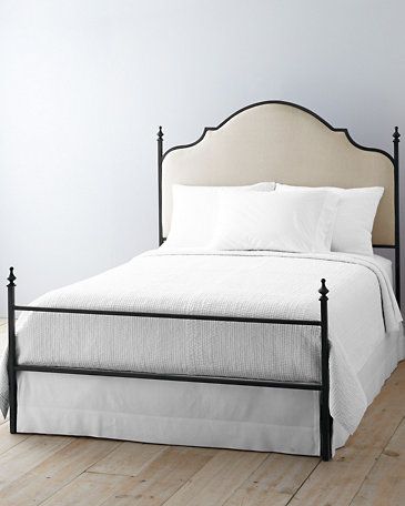 Bed With Canopy, Iron Canopy Bed, Bed Drapes, Gorgeous Bed, Classic Bed, Elegant Bedding, Iron Bed, Garnet Hill, Master Bed