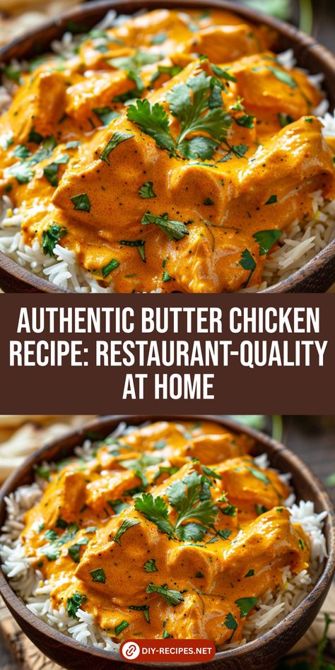 Master the art of making creamy, flavorful Butter Chicken in your own kitchen. Our recipe reveals the secrets to achieving that perfect restaurant taste. #ButterChicken #IndianCuisine #HomemadeRecipe Restaurant Butter Chicken, Homemade Butter Chicken Recipes, Traditional Butter Chicken Recipe, Best Ever Butter Chicken, Flavored Chicken Recipes, Quick Butter Chicken Recipe, Hot Meals Dinners, Butter Chicken Authentic, Simple Butter Chicken Recipe