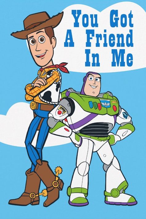 Woody & Buzz - You've Got A Friend In Me Postcard
Send your friends and loved ones this fun Toy Story card to let them know they're in your thoughts and in your heart! You’ve Got A Friend In Me Toy Story, You Got A Friend In Me, Woody And Buzz, Birthday Wishes Messages, Woody Toy Story, Bookmarks Kids, Disney Theme, Toy Story Party, Birthday Planning