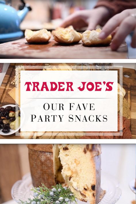 OUR FAVORITE PARTY SNACKS AT TRADER JOE'S | What's good at Trader Joe's? Holiday party snacks. For last-minute party prep or a hostess gift...these easy Trader Joe's must-haves are also delish. | #TheMomEditStyle #TheMomEditHome #TheMomEditEat #HolidayPartyIdeas #HolidayPartySnacks #EasyPartySnacks #GlutenFreeSnacks #VegetarianSnacks #EasySnacksToBringToAParty  #WhatsGoodAtTraderJoes #TraderJoesMustHaves #TraderJoesFrozenFood #HolidayPartySnacks #HealthyHolidaySnacks Wine Night Snacks, Trader Joes Appetizers, Trader Joes Frozen Food, Finger Appetizers, Breakfast Finger Foods, Vegetarian Finger Food, Outdoor Party Foods, Holiday Party Snacks, Italian Appetizers Easy