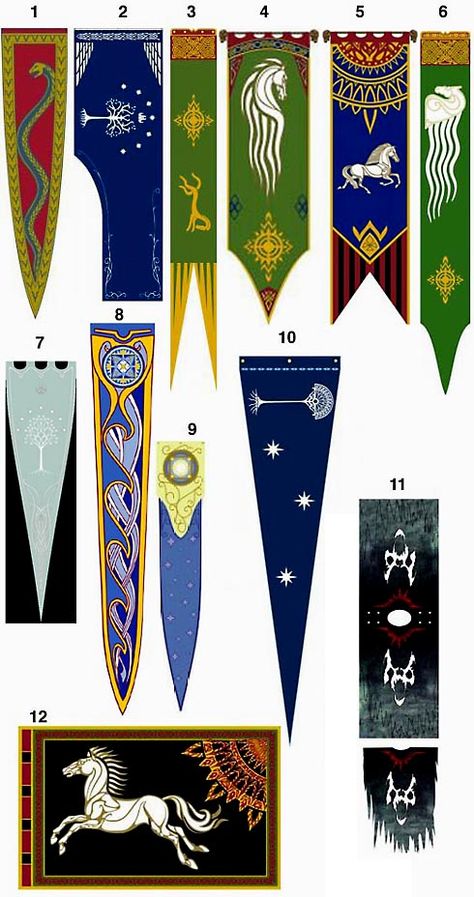 Lord Of The Rings Rohirrim, Lord Of The Rings Banner, Rohan Lord Of The Rings, Rohan Lotr, Medieval Banner, Hobbit Party, Medieval Party, Lotr Art, Flag Day