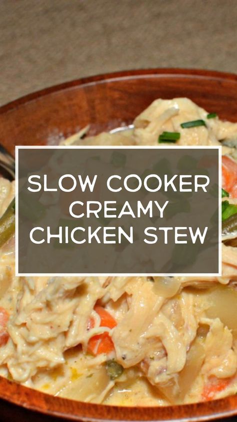 Chicken Stew Crock Pot Recipes, Chicken Broth Recipes Dishes Crock Pot, Chicken Vegetable Stew Crockpot, Chicken And Potato Stew Crock Pot, Creamy Chicken Vegetable Soup Crockpot, Shredded Chicken Recipes Crockpot Soup, Stew Chicken Recipe Southern Crockpot, Chicken Stews And Casseroles, Crock Pot Chicken Stew Slow Cooker