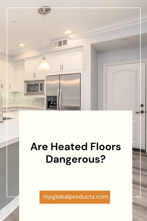 When installing heated floors, you want to make sure your family and home are safe. Heated Kitchen Floor, Heated Floors Under Vinyl, Master Bath Heated Floors, Heated Bathroom Floors, Diy Heated Bathroom Floor, Installing Heated Floors In Bathroom, Heated Bathroom Floor, Installing Heated Floors, Conductive Ink