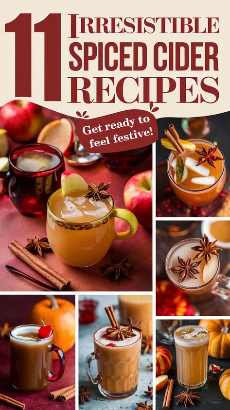 11 Irresistible Spiced Cider Recipes That Will Make You Feel Festive! Spice Cider Recipe, Cider Spice Recipe, Aspen Mulling Spice Recipe, Spiced Cider Mix Recipe, Warm Cider Recipes, Hot Spiced Cider Recipe, Christmas Cider Recipes, Spiced Cider Mix, Spiced Cider Recipe