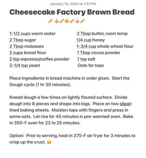 Cheesecake Factory Brown Bread Recipe, Cheesecake Factory Brown Bread Sourdough, Cheesecake Factory Bread Machine, Bread Machine Cheesecake Factory Bread, Cheesecake Factory Copycat Recipes Chocolate Cheesecake, Cheesecake Factory Brown Bread Machine, Cheesecake Factory Bread, Cheesecake Factory Brown Bread, Brown Bread