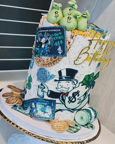 💰 Graffiti Money Themed Cake 💰 There are some designs I have too much fun with! This request was such a unique theme. Thank you Denise! Cake drum • @cakebonofficial Edible images • @paper2eat @icinginks Food gel • @chefmaster Smoother • @sweet_escape001 Fondant • @wiltoncakes Everything else! • @heb . . . . . . . #cake #sanantonio #sanantoniosmallbusiness #sanantoniocakes #sanantonioeats #sanantonioevents #sanantoniofood #sanantoniofoodie #sanantoniobaker #bakedsa #bakery #foodie #f... Money Themed Cake, Money Cakes, San Antonio Food, Money Cake, Soft Life, Shower Themes, Edible Images, Custom Cakes, Themed Cakes