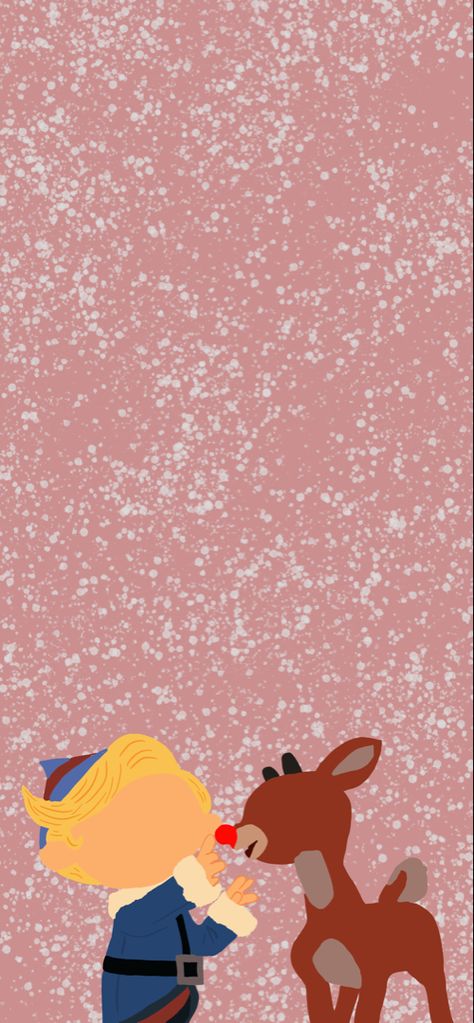 Rudolph The Red Nosed Reindeer Wallpaper Iphone, Rudolph Aesthetic Wallpaper, Rudolph Wallpaper Iphone, The Santa Clause Movie Wallpaper, Christmas Wallpaper Rudolph, Rudolph The Red Nosed Reindeer Wallpaper, Christmas Lockscreen Iphone Aesthetic, Cute Reindeer Wallpaper, Rudolph Wallpaper