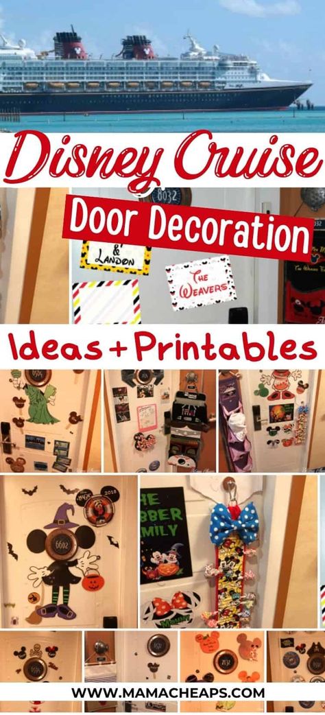 Disney Cruise Door Decorations Printable, Disney Cruise Rooms, Disney Magic Cruise Ship, Cabin Door Decorations, Cruise Door Decorations, Disney Halloween Cruise, Disney Cruise Door Decorations, Disney Wonder Cruise, Disney Magic Cruise