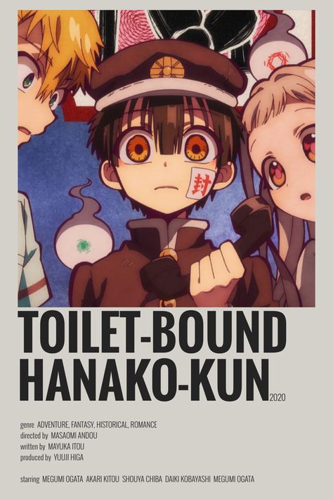 toilet-bound hanako-kun minimalist anime poster Tbhk Minimalist Poster, Minimalist Anime Poster, Minimalist Anime, Toilet Bound Hanako, Anime Wall Prints !!, Anime Suggestions, Toilet Bound Hanako Kun, Animes To Watch, Poster Anime