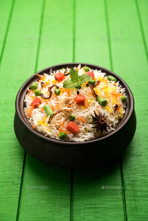 Veg Biryani by stockimagefactory. Indian Vegetable Pulav or Biryani made using Basmati Rice #Sponsored #stockimagefactory, #Indian, #Veg, #Biryani Veg Pulav, Biryani Vegetable, Veg Biryani Recipe, Vegetarian Biryani, Vegetable Gravy, Vegetable Biryani, Veg Pulao, Biryani Rice, Veg Biryani