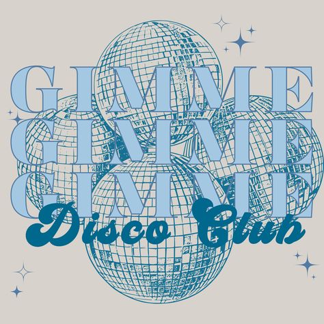 GIMME a Mamma Mia Bachelorette - Crewneck / Light Blue / 2XL, #tshirts #tshirt #fashion #tshirtdesign Mama Mia Disco Aesthetic, Mamma Mia Tshirts, Mamma Mia Sorority Theme, Mamma Mia Design, Mamma Mia Disco Party, Mamma Mia Graphic, Mamma Mia Bachelorette Party Ideas, Mamma Mia Bachelorette Party Outfits, Dancing Queen Bachelorette Party