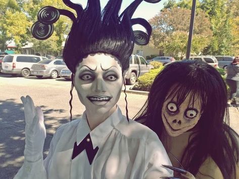 Momo Ghost Scary, Momo Ghost, Momo Cosplay, Makeup Meme, Horror Cosplay, Boy Best Friend Pictures, Scary Faces, Art Makeup, Boy Best Friend