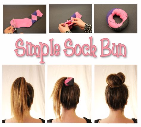 The Simple Sock Bun | beautybybrittaney How To Sock Bun, Sock Bun Tutorial, Very Thick Hair, Sock Buns, Sock Bun, Beauty Supply Store, Hair Braid, High Ponytails, Hair Gel