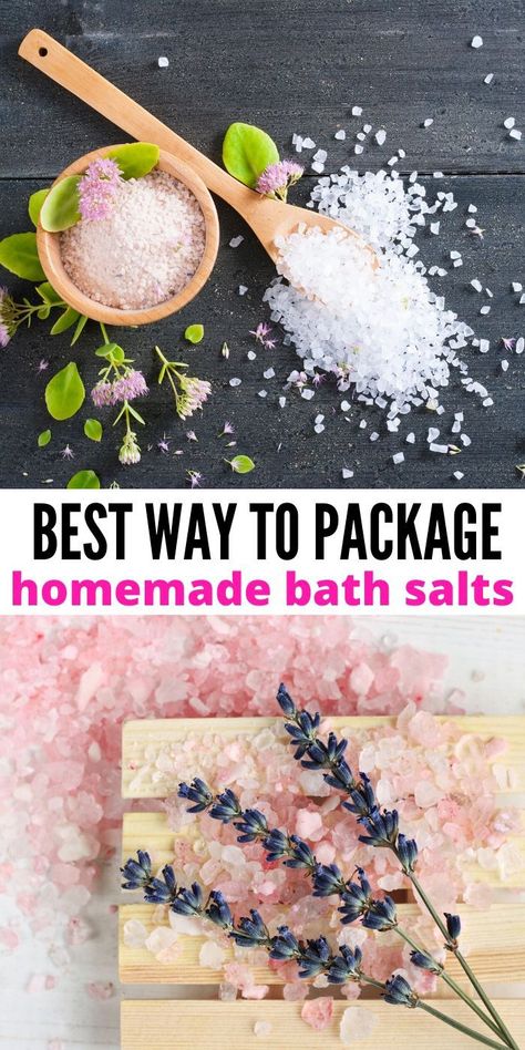 Learn How to Package Bath Salts and you will be able to give out the most lovely gifts. Everyone will enjoy such a great gift idea! #bathsalts #gift #giftgiving #giftwrapping #packaging #breagettingfit Packaging Bath Salts, Bath Salt Packaging Ideas, Holiday Bath Salts, Bath Salt Storage, Bath Salts Packaging Ideas, Bath Salt Packaging, Bath Salts Diy Recipes, Bath Relaxing, Salt Packaging