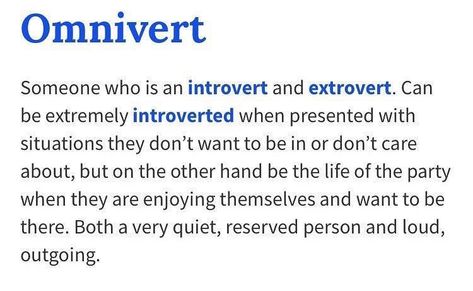 324 Likes, 0 Comments - @hales88 on Instagram: “I found me . . . #Omnivert #TheresAWordForThat #TuesdayThoughts #GoodMorning #MorningThoughts…” Omnivert Quote, Omnivert Quotes, Very Relatable, Windows Quotes, Reserved Person, Introvert And Extrovert, Describe Myself, People Pleasing, Words That Describe Me