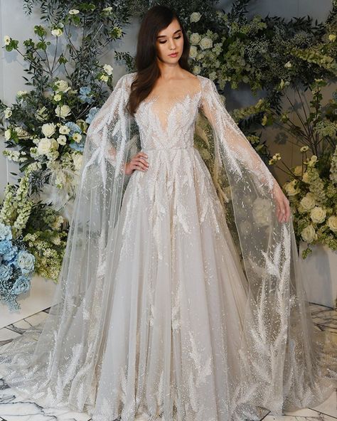 Elf Wedding Dress, Faerie Wedding, Wedding Dress Fantasy, Fantasy Wedding Dress, Queen Wedding Dress, Paolo Sebastian, Fairy Wedding Dress, Fairy Wedding, Fantasy Dresses