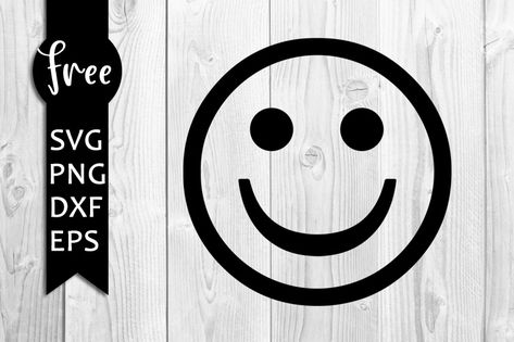 Smile Svg Free, Smiley Svg Free, Smiley Face Svg Free, Face Svg Free, Free Smiley Faces, Free Smiley, Smile Svg, Smiley Face Svg, Cricut Explore Air Projects