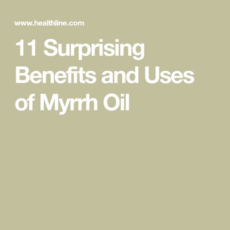 11 Surprising Benefits and Uses of Myrrh Oil Natural Mouthwash, Myrrh Oil, Myrrh Essential Oil, Hair Pack, Essential Oil Benefits, Earthy Scent, Oil Benefits, Oil Uses, Essential Oil Uses