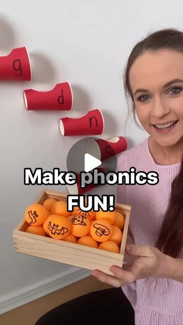 Happy Healthy Classrooms on Instagram: "✨let’s make phonics fun again!✨  In this activity, we are focusing on orally segmenting one-syllable words to identify the final phoneme. Why? Keep reading 👇  🟠 pick up a ball 🟡 say the word out loud  🔵 sound it out  🟣 identify the final sound 🔴 match it to the correct letter and place the ball in that cup  🌈 scream with excitement and repeat   👉 Gaining the confidence to consistently identify the final sound in a word makes a huge difference when it comes to reading and writing. It is a skill that is often overlooked and can take some time to develop.   🥰 If you’re looking for an activity that focuses on letter identification or beginning sounds, check out the reels @happyhealthyclassrooms   ☺️ Don’t forget to differentiate this activity to Sound Identification Activities, Sound Isolation Activities, Identify Letters Activities, Final Sound Activities, Sound Matching Activities, Phonemes Activities, Beginning Sounds Activities, Letter Identification Activities, Syllables Activities