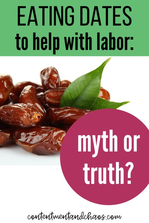 Does eating dates really help ease your labor? What does the research say about dates, pregnancy, and labor and delivery? How many dates do you eat a day and when do you start? #pregnancy #labor #delivery via @contentmentandchaos How Many Dates Should You Eat A Day, Dates To Induce Labor, How To Eat Dates For Labor, Dates In Pregnancy, Eating Dates During Pregnancy, Dates For Pregnancy, Dates For Labor, Dates Pregnancy, Pregnancy Date