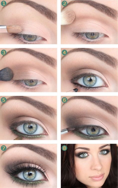 Winter Makeup Tutorial, Smoky Eye Tutorial, Winter Make Up, Eyeshadow Tutorial For Beginners, Natural Eye Makeup Tutorial, Make Up Gold, Eyeliner Tips, Best Makeup Tutorials, Trendy Eyeshadow