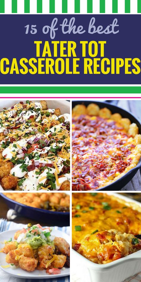 Tot Casserole Recipes, Freezer Casserole, Dump Casseroles, Healthy Tater Tots, Freezer Casseroles, Southern Thanksgiving Recipes, Easy Tater Tot Casserole, Tater Tot Recipes, Taco Rice