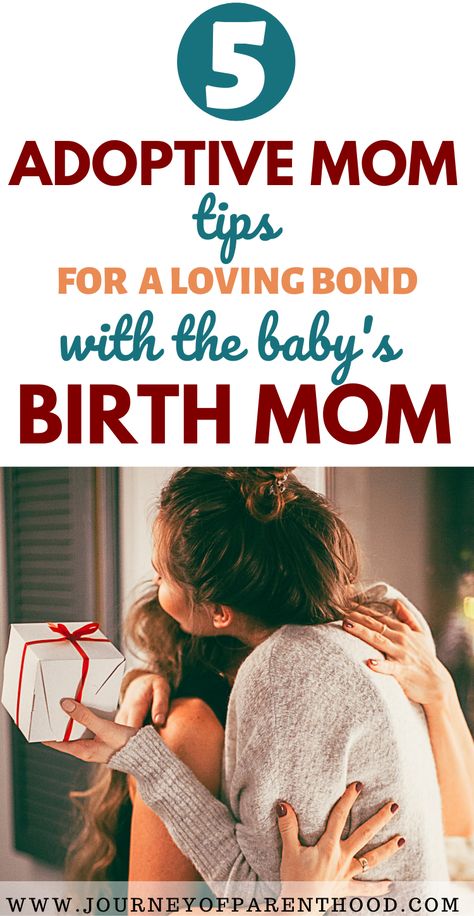 How to form a loving, close bond and relationship with an expectant birth mother in a potential adoption situation. When matched with a birth mom as a hopeful adoptive mom it can be hard to know how to navigate that situation - LOVE her. Be there for her. Adoption tips to help in creating a healthy relationship with your adoptive child's birth mother. Adoption Tips, Adoption Baby Shower, Domestic Adoption, Adoption Resources, Adoptive Mom, Open Adoption, Foster Care Adoption, Adoptive Mother, Birth Parents