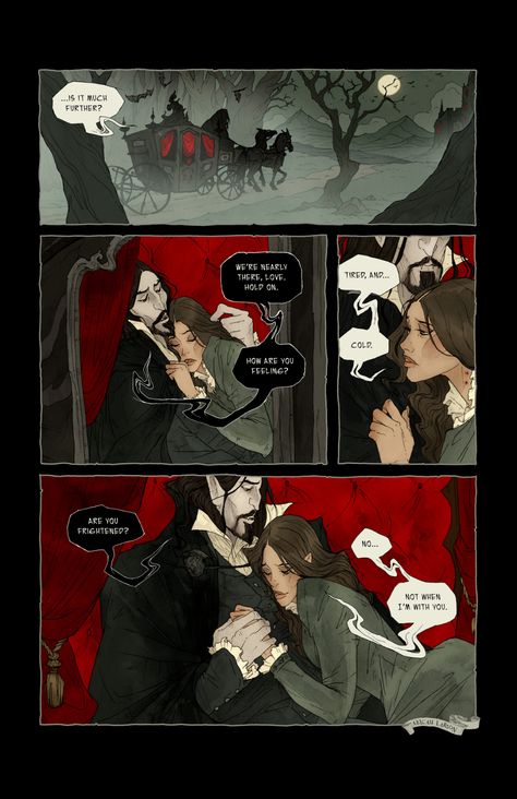 Abigail Larson (@Abigail_Larson) / Twitter Abigail Larson, Vampire Art, Gothic Art, The Villain, Going Home, Horror Art, Dracula, Dark Fantasy Art, Comic Strip