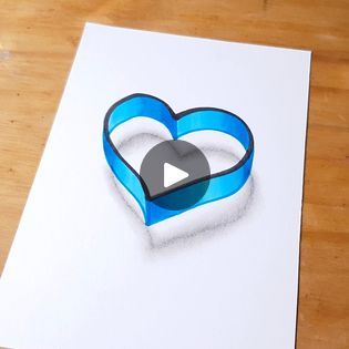 3d Chalk Art Illusions Easy, Chalk Art Illusions, Heart Illusion, Howard Lee, Art Illusions, 3d Chalk Art, Draw Easy, 3d Heart, Illusion Art