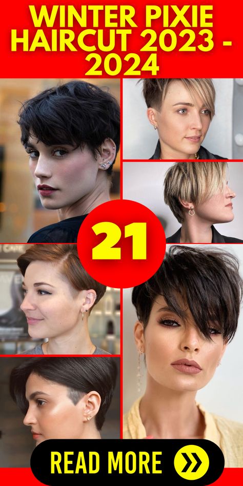 Make a bold fashion statement in 2023 with the winter pixie haircut 2023 - 2024. This modern short hairstyle is a favorite among women looking for a chic and trendy appearance. Whether you have fine hair or prefer a spiky, edgy look, the pixie cut offers endless possibilities. Pair it with stylish outfit ideas and experiment with hats to complete your modern and fashionable ensemble. Pixie Cut Shaved Sides, Shaved Pixie Cut, Edgy Pixie Hairstyles, Hats For Short Hair, Pixie Haircut Fine Hair, Haircut 2023, Edgy Short Haircuts, Undercut Hairstyles Women, Women Pixie Cut