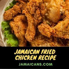 Olive Oil Fried Chicken, Jamaican Okra Recipes, Jamaican Fried Chicken Recipe, Sauce For Fried Chicken, Jamaican Fried Chicken, 30min Meals, Wilted Greens, Homesteading Recipes, Jamaican Chicken