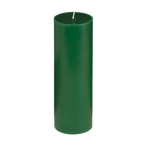 3x9 Green Pillar Candle Purple Pillar Candles, Red Pillar Candles, Green Pillar Candles, Blue Pillar Candles, Dripless Candles, Battery Candles, Coloured Candles, Buy Candles, Green Candle