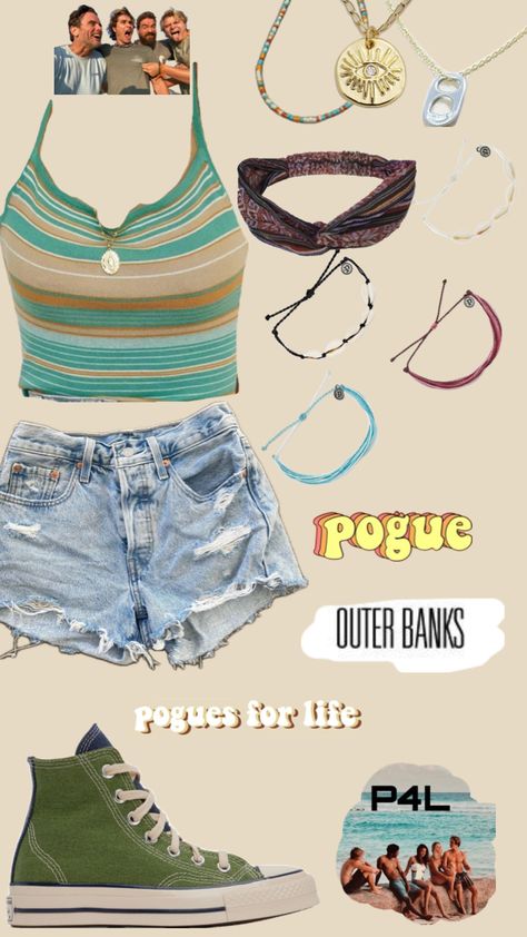 Kiara Outer Banks Bathing Suits, Outfit Ideas Outer Banks, Obx Outer Banks Outfits Winter, Outer Banks Bitmoji Outfit, Obx Inspired Outfit Winter, Kiara Obx Style, Keira Obx Outfits, Outer Banks Outfits Shein, Outerbanks Style Clothes