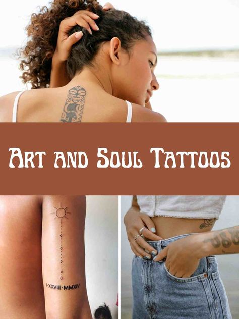 The Benefits Of Getting An Art and Soul Tattoo - TattooGlee Old Soul Tattoo Ideas, Soul Tattoo Ideas, Old Soul Tattoo, American Style Tattoo, Soul Tattoo, Symbol Drawing, Airbrush Tattoo, Spiritual Reading, Meaningful Tattoo