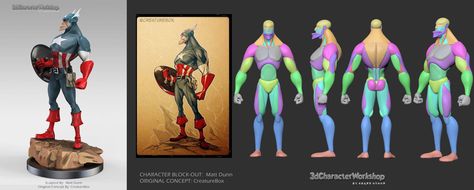 Shane Olson Character Blockout, Anatomy Simplified, Shane Olson, Zbrush Anatomy, Character Reference Sheet, 3d Modeling Tutorial, Character Model Sheet, Interior Illustration, 3d Modelling