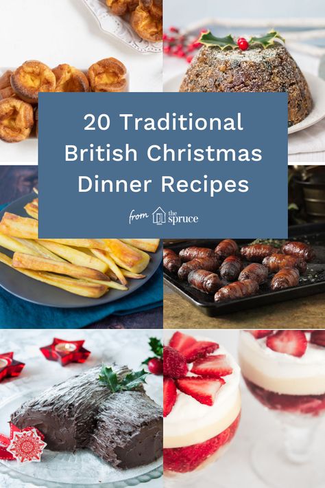 British Christmas Treats, British Thanksgiving Recipes, Traditional British Christmas Dinner, Uk Christmas Dinner, British Holiday Recipes, English Christmas Recipes, British Christmas Recipes, British Christmas Food, English Christmas Desserts