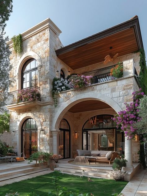 Taman Air, Dream Life House, Casa Vintage, House Outside Design, Dream House Rooms, Mediterranean Homes, Luxury Homes Dream Houses, Dream House Interior, Design Your Dream House